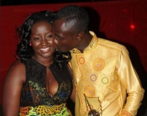 Okyeame Kwame and wife