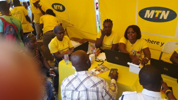 A-cross-section-of-MTN-staff-attending-to-Mobile-Money-subscribers1