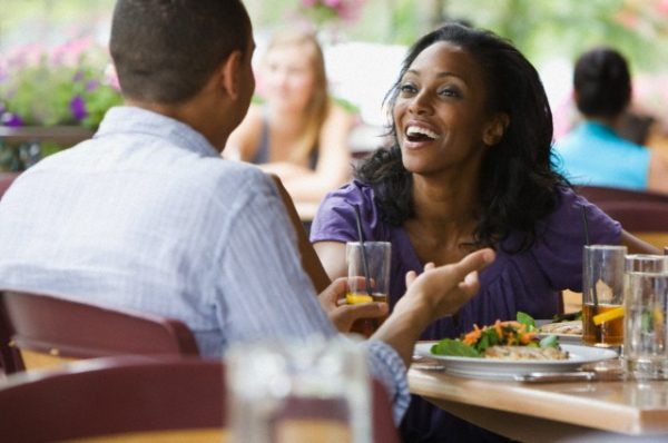 Couple enjoying dinner --- Image by © JLP/Jose L. Pelaez/Corbis