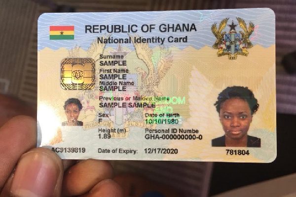 Individuals to pay GH¢125 or GH¢420 to replace Ghana Card from May 1