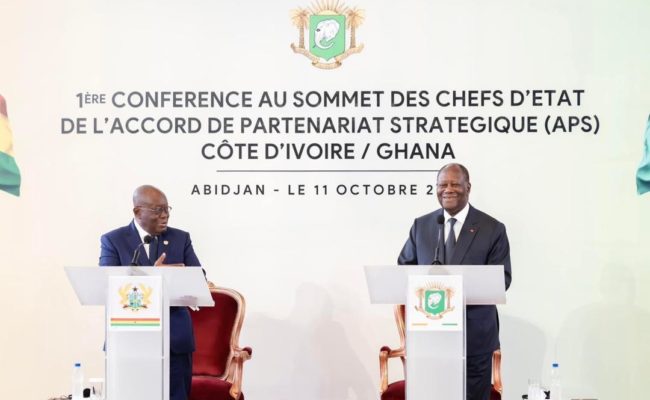 Military Cooperation agreement between Ghana and Cote d’Ivoire concluded