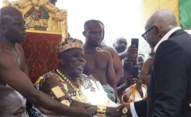 Prez. Akufo-Addo hails Okyenhene over galamsey fights