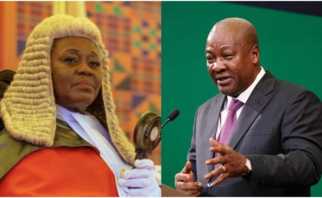 Chief Justice submits response to Mahama over removal petitions