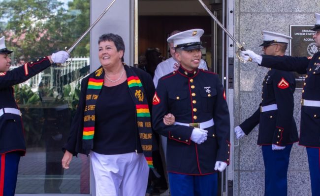 U.S. Embassy bids farewell to Ambassador Virginia Palmer