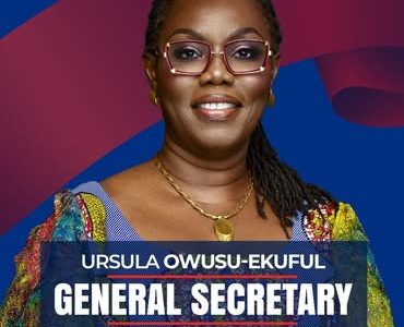 Ursula Owusu-Ekuful announces bid for NPP General Secretary position