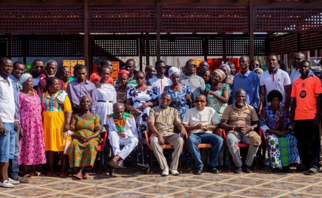 Ghana Blind Union Members empowered at 7th New Year party in Takoradi
