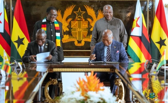 The list of 10 MoUs Ghana has signed with Zimbabwe